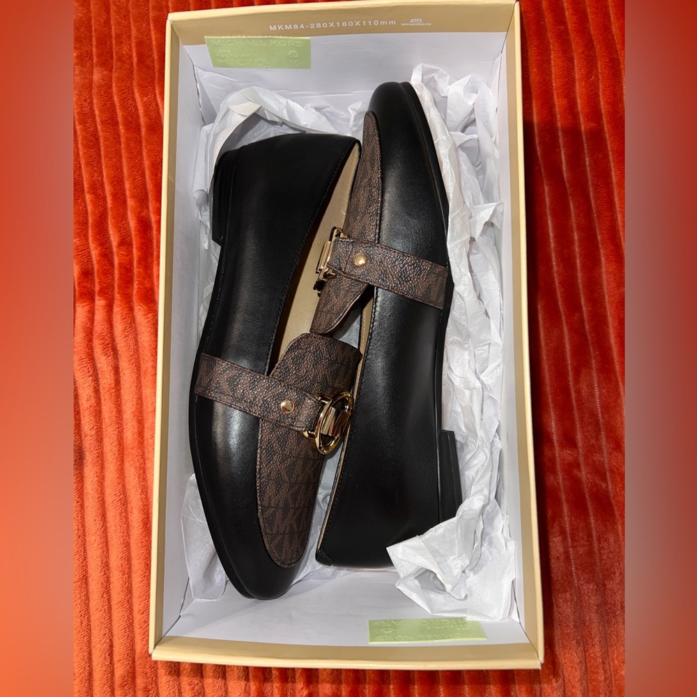 Michael Kors Rory Nappa Leather Loafers - Picture 3 of 6